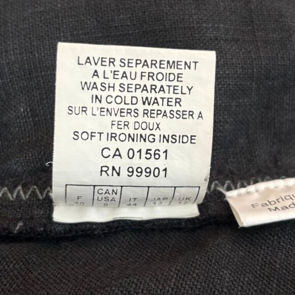 Solola Women's Black Linen Blazer – Size 40 (Approx US M) - Picture 11 of 11